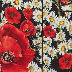 Pre Owned Dolce & Gabbana Multicolour Floral Print Crepe Long Sleeve Shirt M