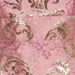 مملوكة مسبقًا فستان ميني بلا أكمام قماشي دولتي أند غابانا وردي مقاس صغير