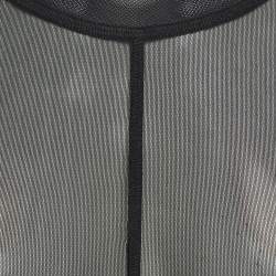 Pre Owned Dolce & Gabbana x Kim Black Mesh Sheer Top S