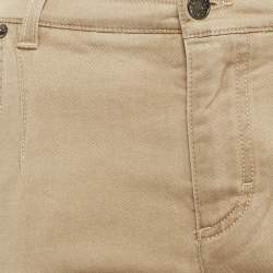 مملوكة مسبقًا Dolce & Gabbana Beige Denim Sabrina Capri Jeans S/Waist 27"