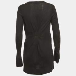 Pre Owned كاردیغان دولتشي أند غابانا تريكو أسود مقاس صغير (سمول)