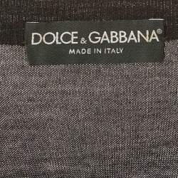 Pre Owned كاردیغان دولتشي أند غابانا تريكو أسود مقاس صغير (سمول)