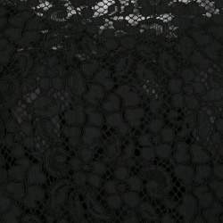 Pre Owned توب دولتشي أند غابانا أسود مورد بلا أكمام M