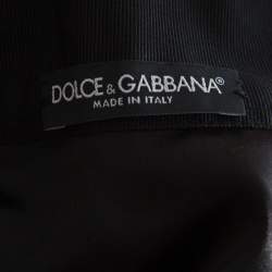 مملوكة مسبقًا Dolce & Gabbana Monochrome Marilyn Monroe Face Print Silk Pleated Skirt S