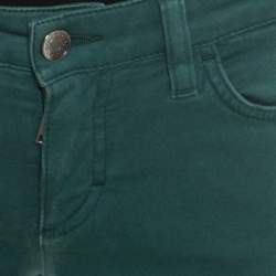 Pre Owned Dolce & Gabbana Green Skinny Pretty Jeans S