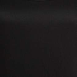 Pre Owned Dolce & Gabbana Black Sleveeless Midi Dress S