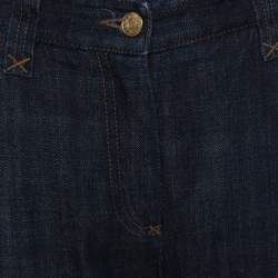 Dolce & Gabbana Indigo Dark Wash Denim Tapered Jeans L