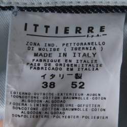 Pre Owned بنطلون جينز دولتشي أند غابانا دينم أزرق فاتح بأرجل عريضة وجيوب XL