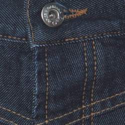 Pre Owned بنطلون جينز دولتشي أند غابانا دينم أزرق فاتح بأرجل عريضة وجيوب XL