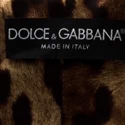 Pre Owned بليزر دولتشي أند غابانا زر واحد قطن مخطط أسود M