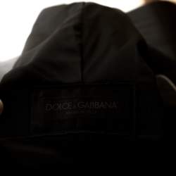 Pre Owned Dolce & Gabbana Black Wool Martini Trouser Suit S