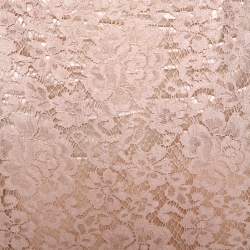 Pre Owned Dolce & Gabbana Naturel Lace Midi Skirt M