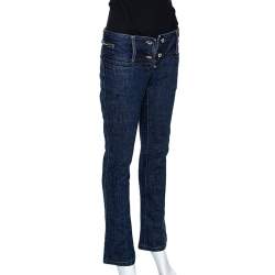 مملوكة مسبقًا Dolce & Gabbana Indigo Denim Flared Jeans S