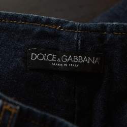 مملوكة مسبقًا Dolce & Gabbana Indigo Denim Flared Jeans S