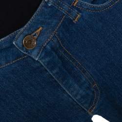 Pre Owned بنطلون جينز دولتشي أند غابانا "أودري" مجسم دنيم أزرق داكن مقاس وسط (ميديوم)