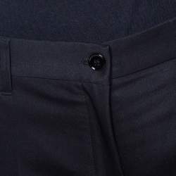 Pre Owned Dolce & Gabbana Black Stretch Cotton Flared Pants L