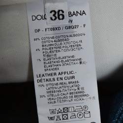Pre Owned Dolce & Gabbana Indigo Denim Slim Fit Jeans XS