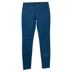 Pre Owned Dolce & Gabbana Indigo Denim Slim Fit Jeans XS
