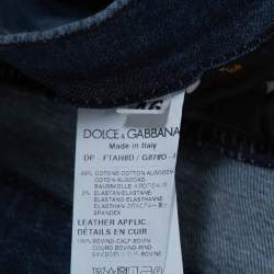 Pre Owned بنطلون جينز دولتشي أند غابانا دينم غيرلي مقاس كبير - لارج