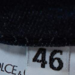 Pre Owned بنطلون جينز دولتشي أند غابانا دينم غيرلي مقاس كبير - لارج