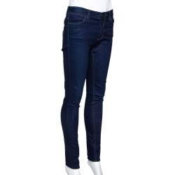 Pre Owned Dolce & Gabbana Blue Stretch Denim Slim Fit Jeans S