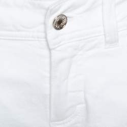 Pre Owned Dolce & Gabbana White Denim Cool Fit Flared Jeans M
