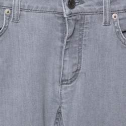 Pre Owned Dolce & Gabbana Grey Denim Kate Slim Fit Jeans XS