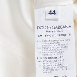 Pre Owned تنورة قصيرة دولتشي أند غابانا جاكار نقش زهور متعددة الألوان متوسط