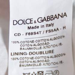 Pre Owned Dolce & Gabbana Multicolor Majolica Printed Cotton Flared Midi Dress S