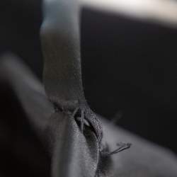 مملوكة مسبقًا Dolce & Gabbana Black Corset Detail Wool Midi Dress S