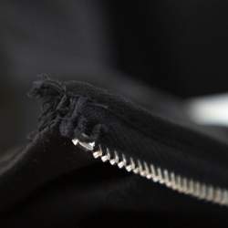 مملوكة مسبقًا Dolce & Gabbana Black Corset Detail Wool Midi Dress S