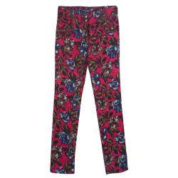 Pre Owned Dolce & Gabbana Floral Print Pants S