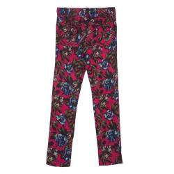 Pre Owned Dolce & Gabbana Floral Print Pants S