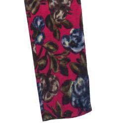 Pre Owned Dolce & Gabbana Floral Print Pants S