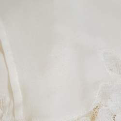 مملوكة مسبقًا فستان دولتشي أند غابانا واسع ماكسي دانتيل أبيض مقاس وسط (ميديوم)