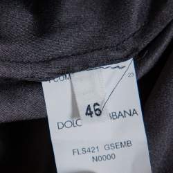Pre Owned Dolce & Gabbana Black Lace Full Circle Maxi Skirt L