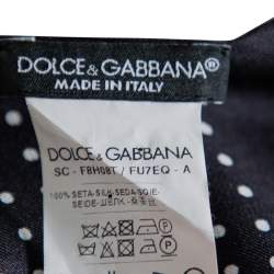 Pre Owned Dolce & Gabbana White Cotton Scarf Detailed T-Shirt M