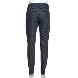 Dolce & Gabbana Grey Polka Dot Denim Skinny Jeans XS
