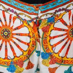 Pre Owned Dolce and Gabbana Multicolor Sicilian Print Pants S