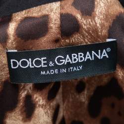 Pre Owned Dolce & Gabbana Black Wool Button Front Blazer S