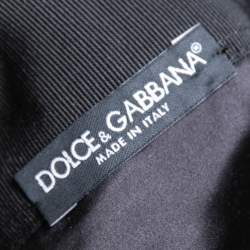 Pre Owned تنورة دولتشي أند غابانا حرير مارلين مونرو مونوكرمي مطبوع مقاس صغير - سمول