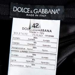 مملوكة مسبقًا كورسيه دولتشي أند غابانا ساتان أسود مقاس متوسط