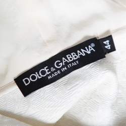 Pre Owned Dolce & Gabbana Multicolored Floral Print Brocade Hoodie M 