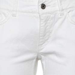 Pre Owned Dolce & Gabbana White Denim Cool Fit Jeans M