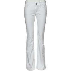 Pre Owned Dolce & Gabbana White Denim Cool Fit Jeans M