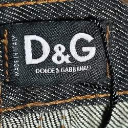Pre Owned D&G Muddy Grey Denim Jeans L