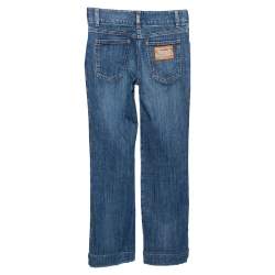 Pre Owned Dolce & Gabbana Blue Light Washed Denim Jeans XS