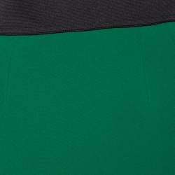 مملوكة مسبقًا Dolce & Gabbana Green Crepe Knee Length Skirt S