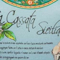 Pre Owned Dolce & Gabbana Blue Cotton La Cassata Siciliana Tank Top S