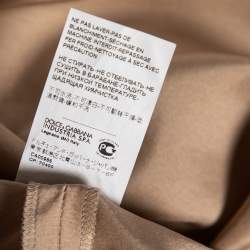 Dolce & Gabbana Beige Silk Shorts M
